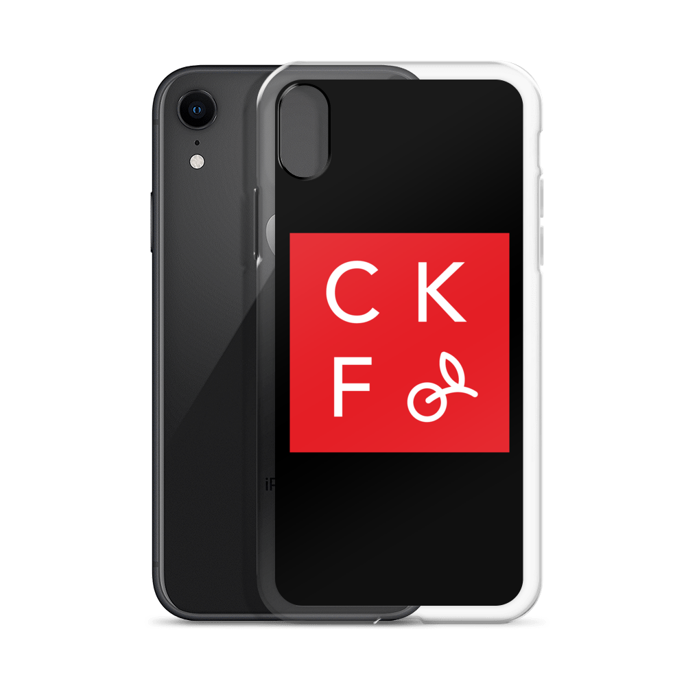 CKF Box Logo iPhone Case- Black