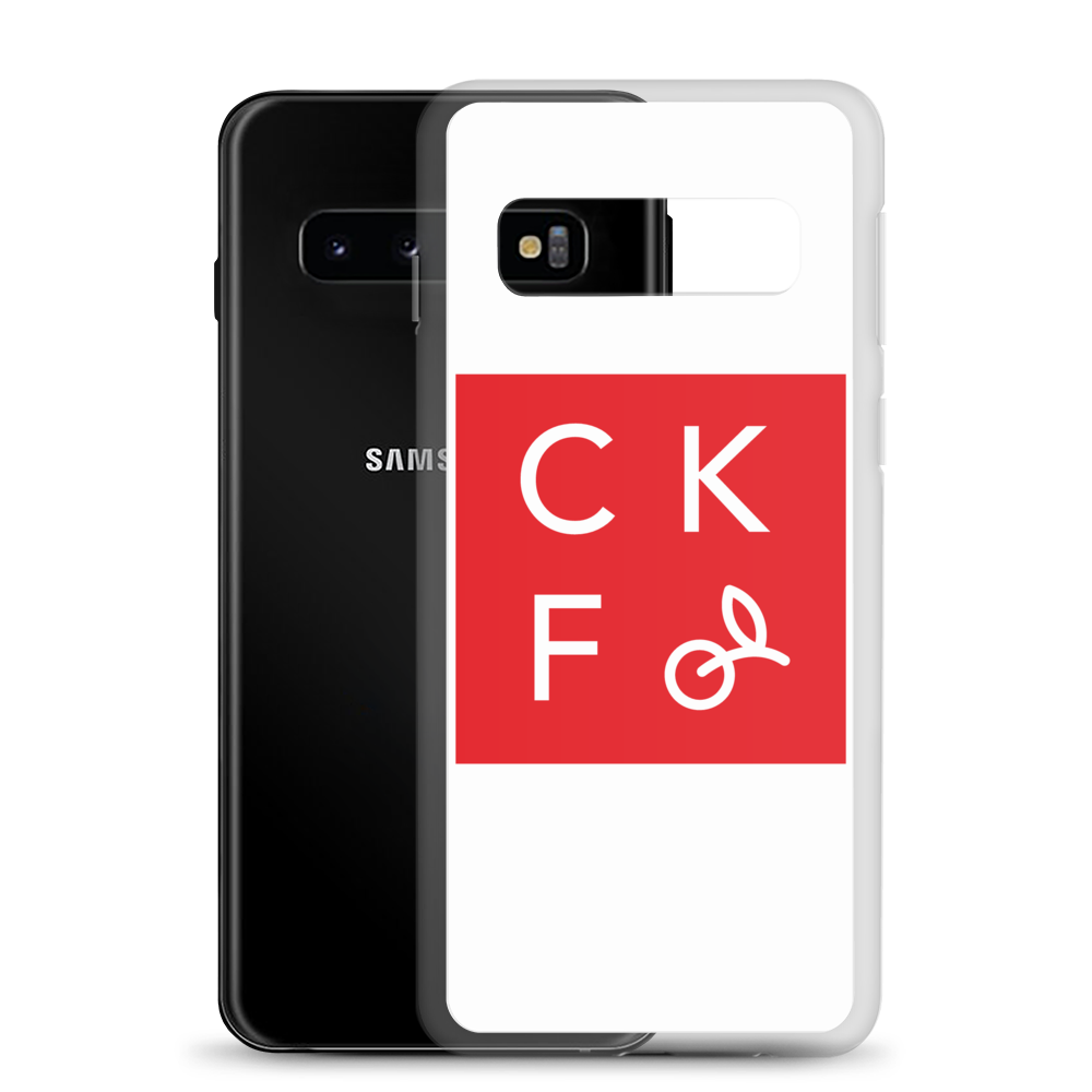 CKF Box Logo Samsung Galaxy Case - White